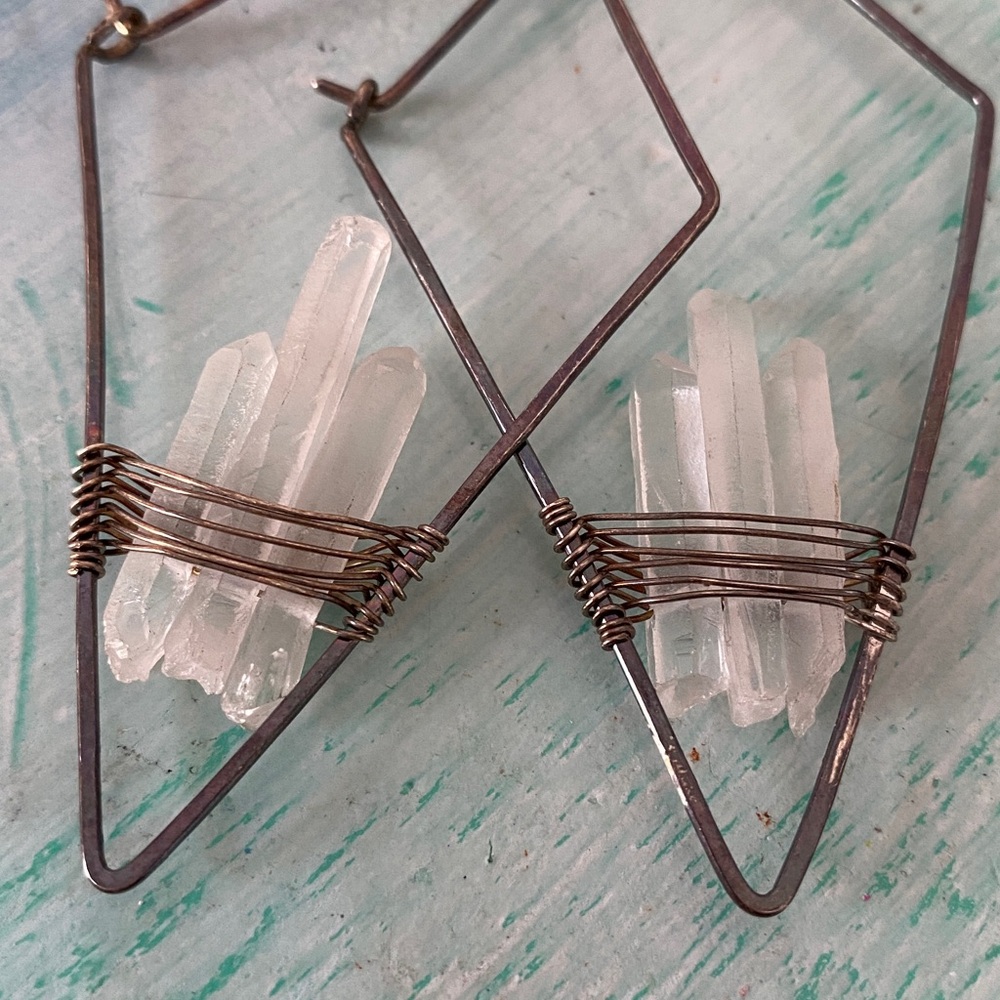 MINT | Geode Earring - Picture 3 of 3